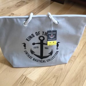 Beach cooler / tote bag.  Nwt